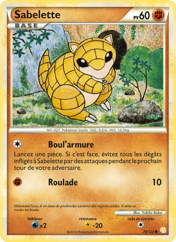 Sabelette · HeartGold SoulSilver 79/123