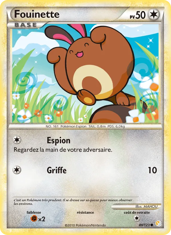 Fouinette · HeartGold SoulSilver 80/123