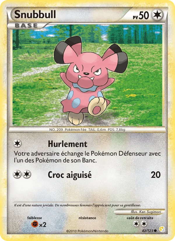 Snubbull · HeartGold SoulSilver 82/123