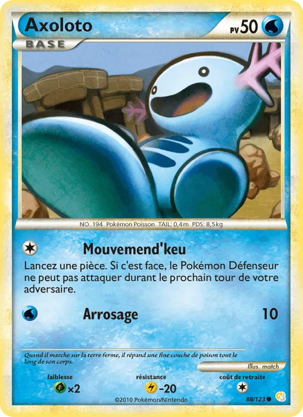 Axoloto · HeartGold SoulSilver 88/123
