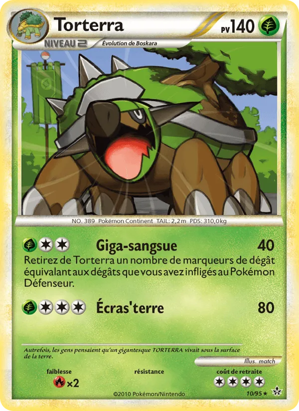 Torterra · Déchaînement 10/95