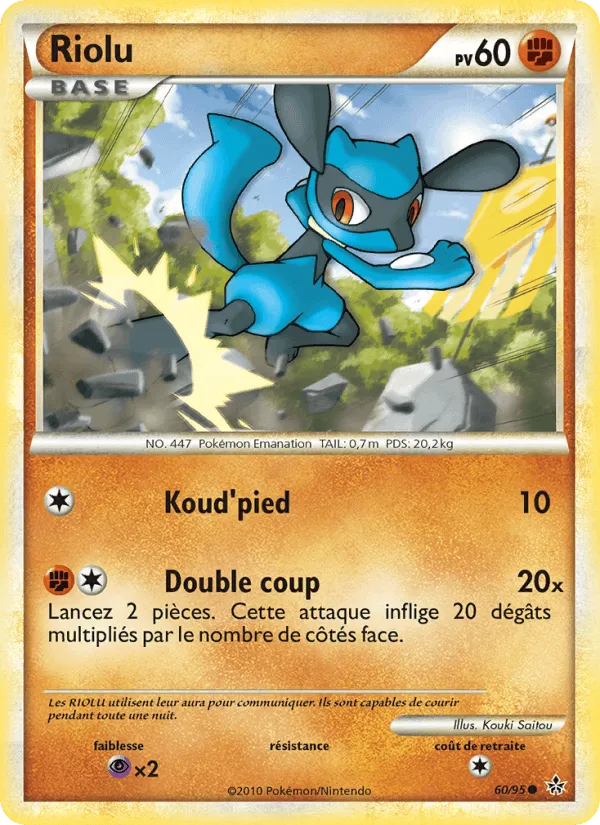 Riolu · Déchaînement 60/95
