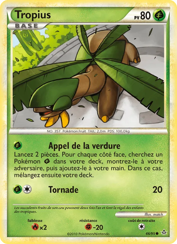 Tropius · Déchaînement 66/95