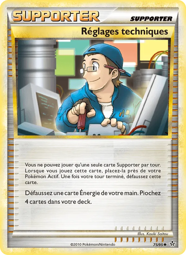 Réglages techniques · Déchaînement 75/95