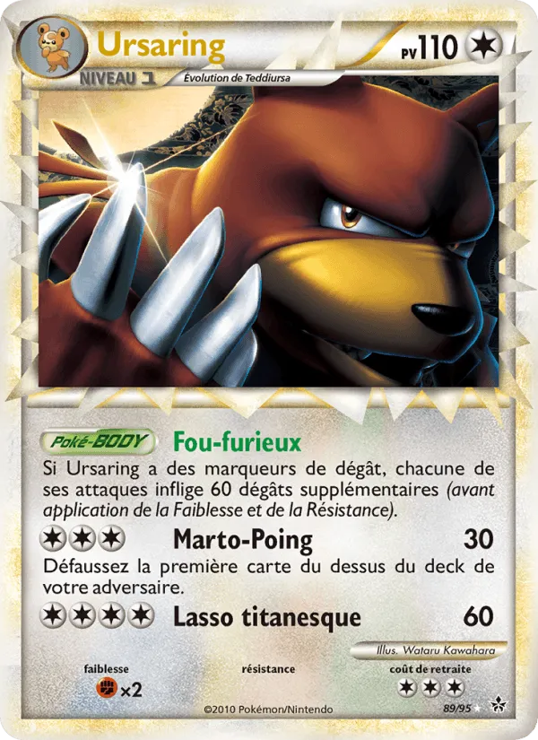 Ursaring · Déchaînement 89/95