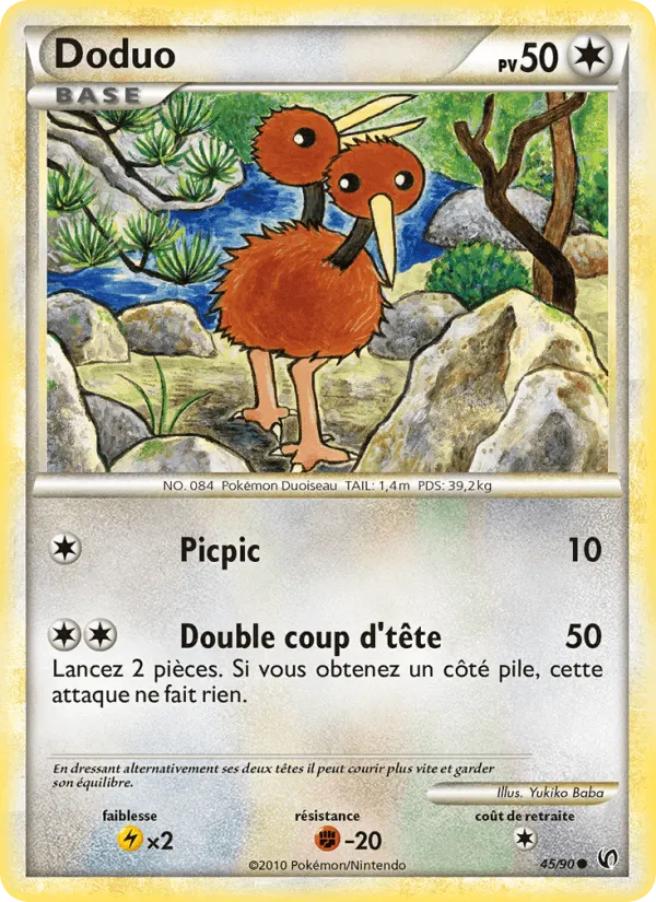 Doduo · Indomptable 45/90