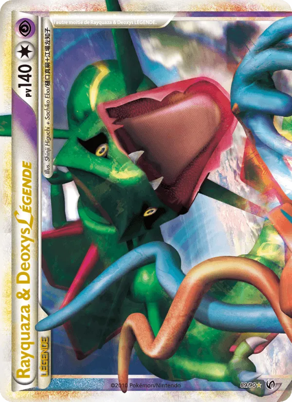 Rayquaza & Deoxys LÉGENDE · Indomptable 89/90