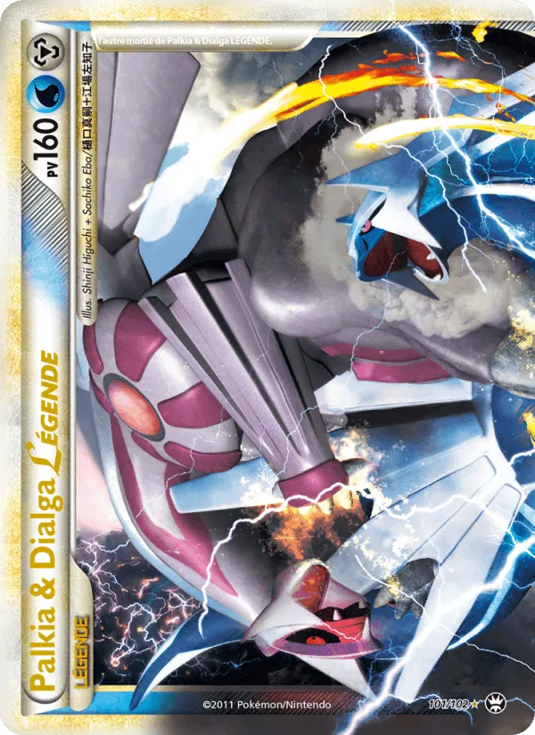 Palkia & Dialga LÉGENDE · Triomphant 101/102