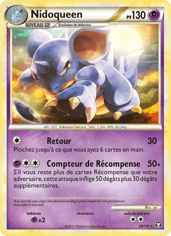 Nidoqueen · Triomphant 28/102