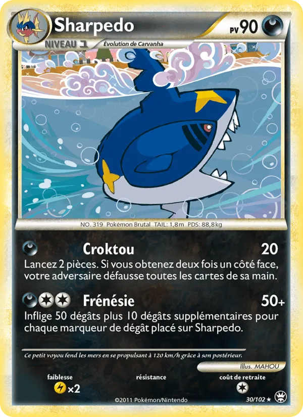 Sharpedo · Triomphant 30/102