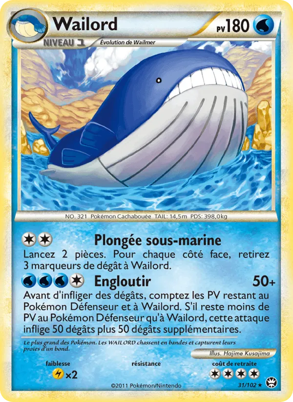 Wailord · Triomphant 31/102