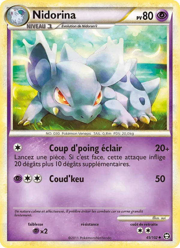 Nidorina · Triomphant 45/102
