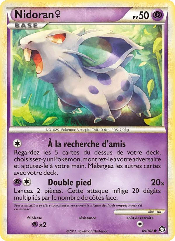 Nidoran♀ · Triomphant 69/102