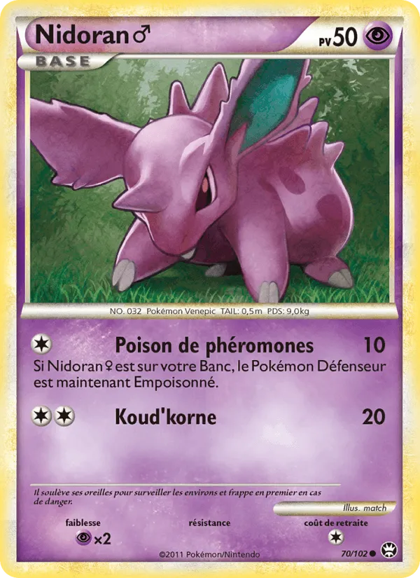 Nidoran♂ · Triomphant 70/102