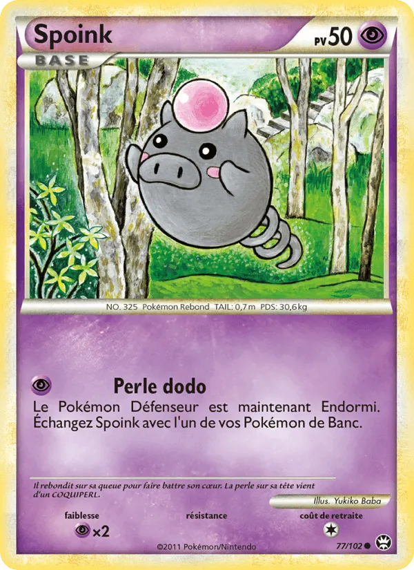 Spoink · Triomphant 77/102