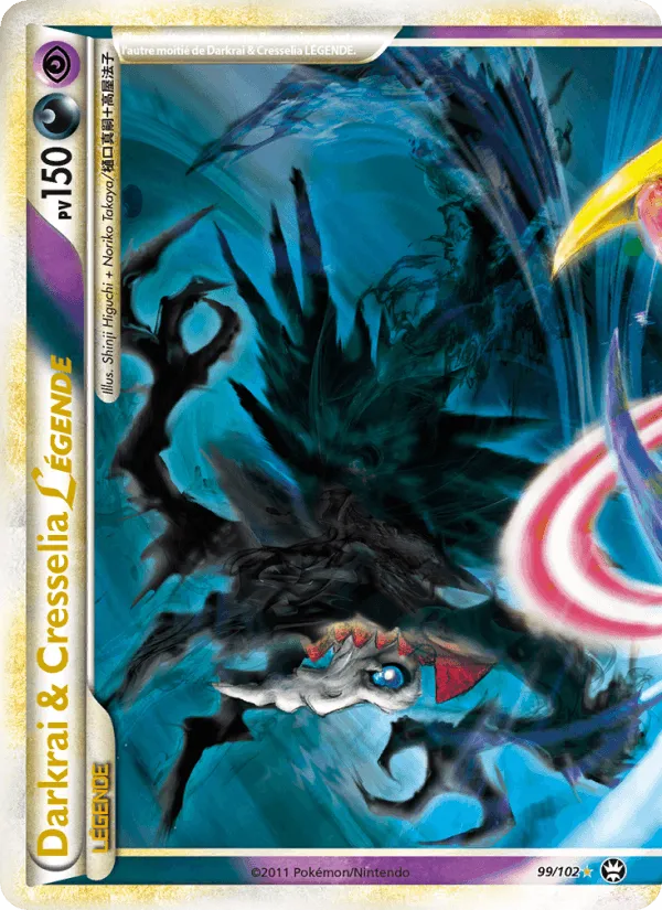 Darkrai & Cresselia LÉGENDE · Triomphant 99/102