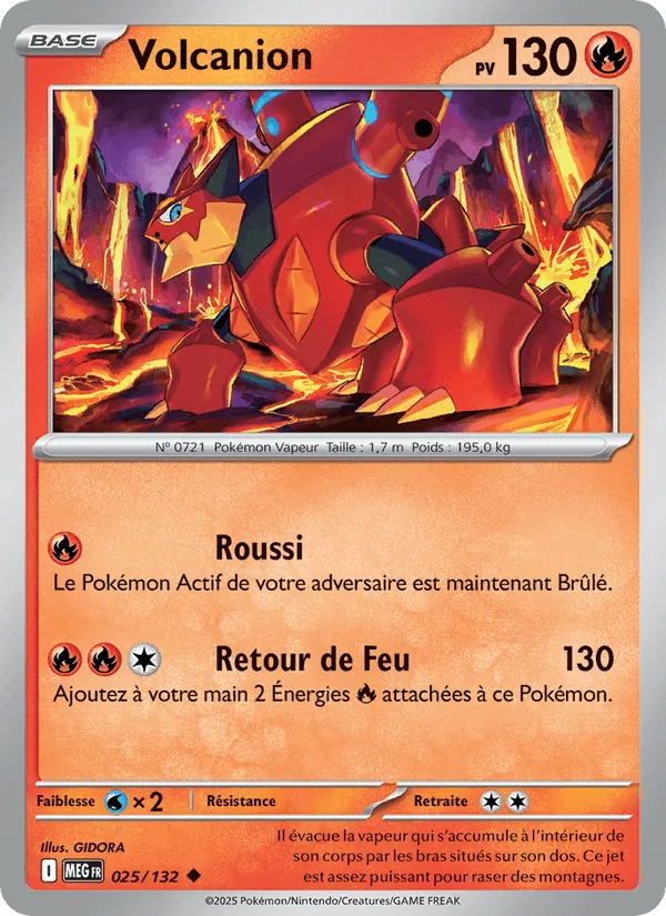 Volcanion · Méga-Évolution 025/132