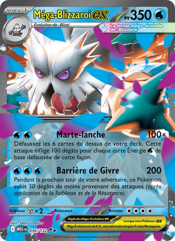 Méga-Blizzaroi-ex · Méga-Évolution 036/132