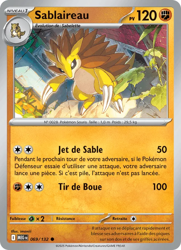 Sablaireau · Méga-Évolution 069/132
