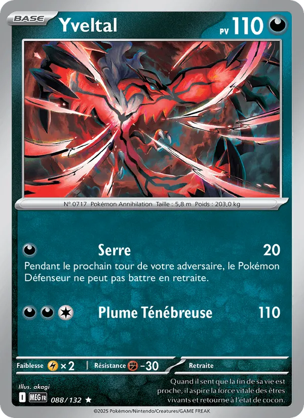 Yveltal · Méga-Évolution 088/132