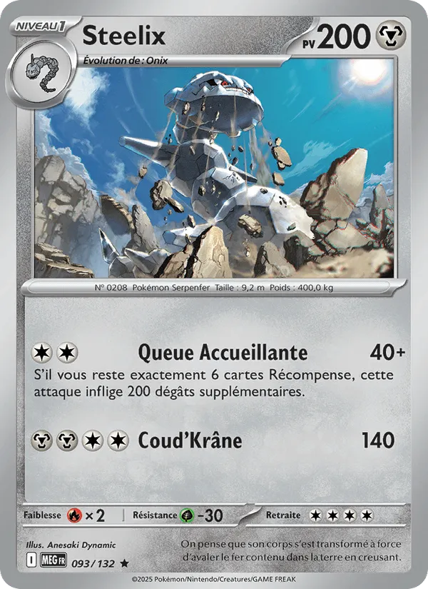 Steelix · Méga-Évolution 093/132