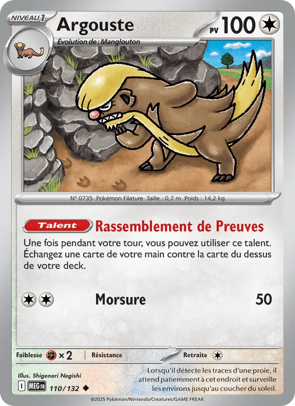 Argouste · Méga-Évolution 110/132