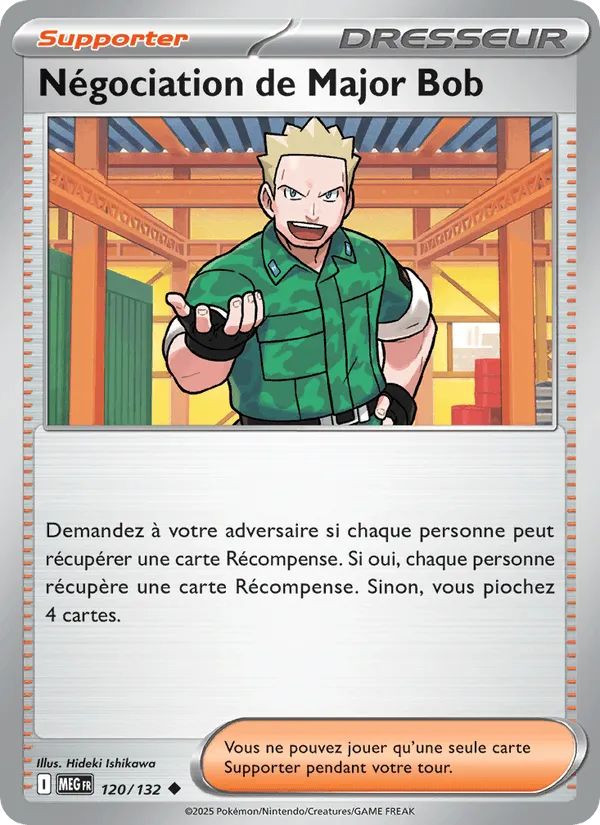 Négociation de Major Bob · Méga-Évolution 120/132