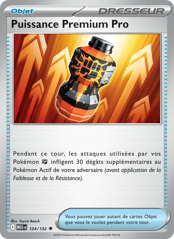 Puissance Premium Pro · Méga-Évolution 124/132