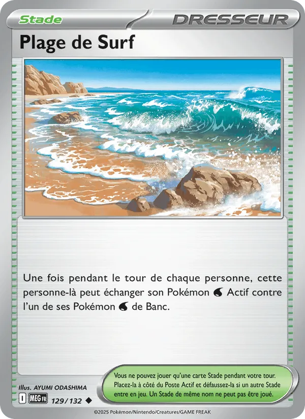 Plage de Surf · Méga-Évolution 129/132