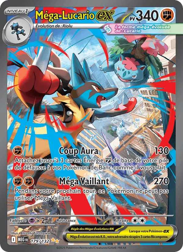 Méga-Lucario-ex · Méga-Évolution 179/132