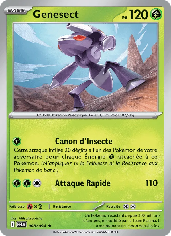 Genesect · Flammes Fantasmagoriques 008/94