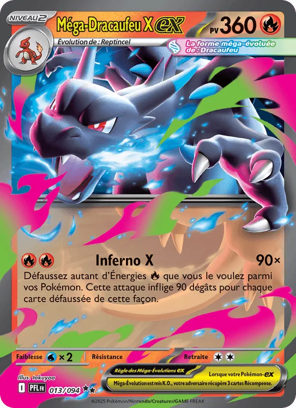 Méga-Dracaufeu X-ex · Flammes Fantasmagoriques 013/94