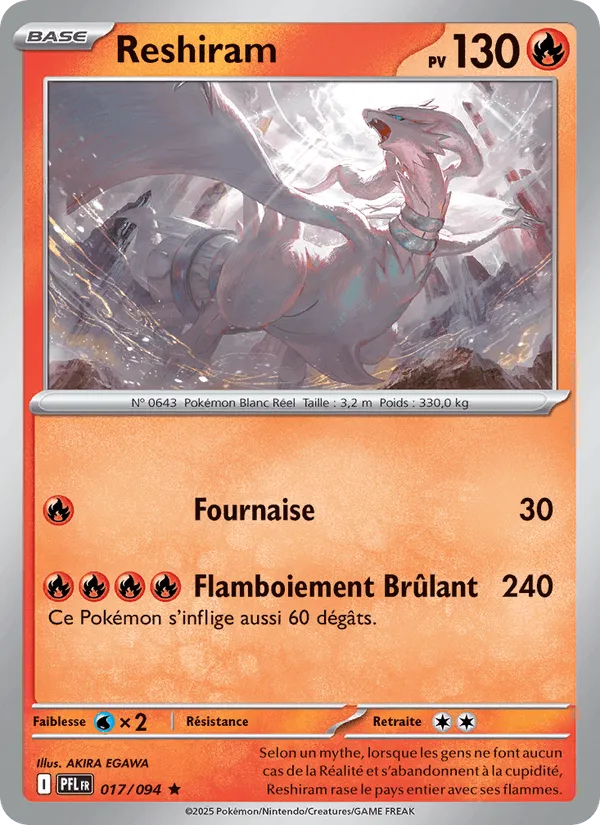 Reshiram · Flammes Fantasmagoriques 017/94