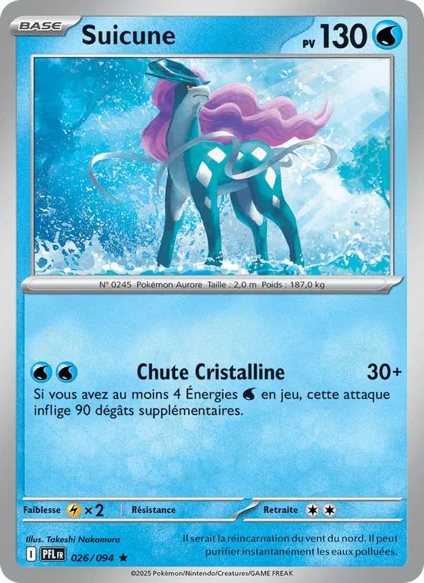 Suicune · Flammes Fantasmagoriques 026/94