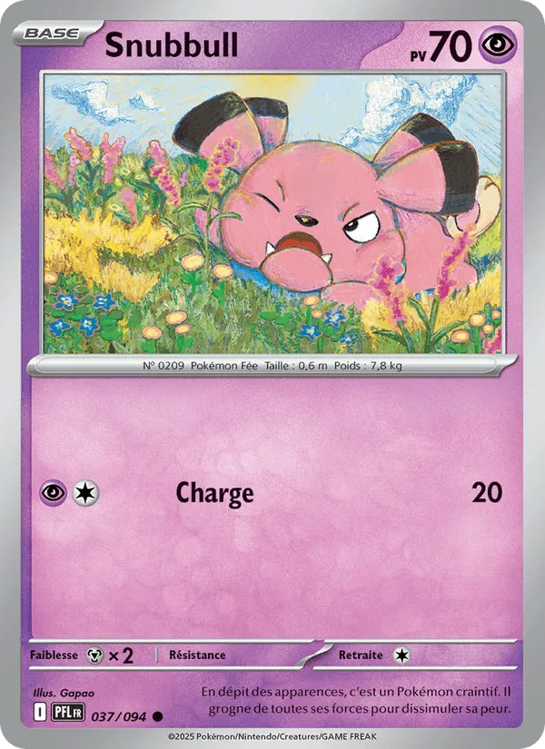 Snubbull · Flammes Fantasmagoriques 037/94