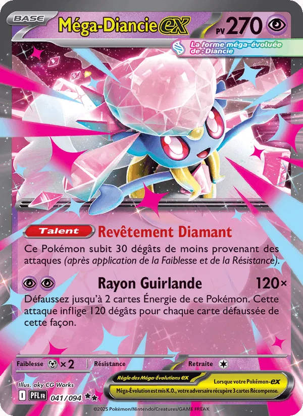 Méga-Diancie-ex · Flammes Fantasmagoriques 041/94