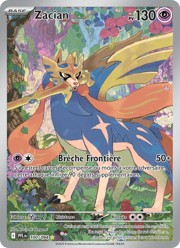 Zacian · Flammes Fantasmagoriques 100/94