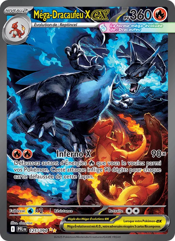 Méga-Dracaufeu X-ex · Flammes Fantasmagoriques 125/94