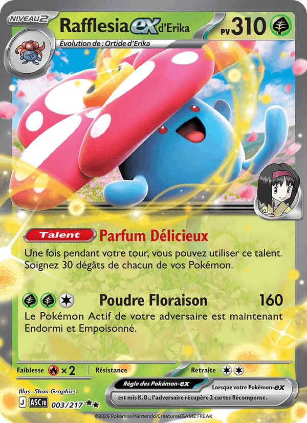 Rafflesia-ex d'Erika · Héros Transcendants 003/217