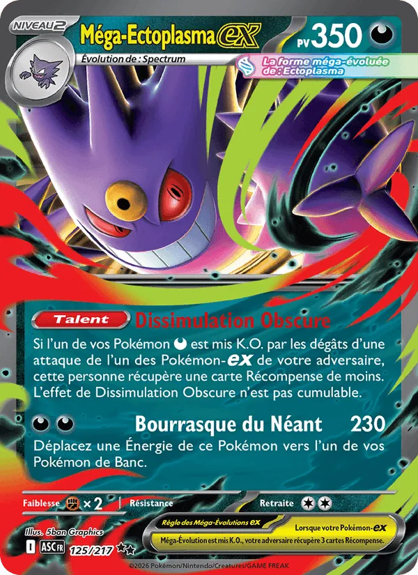Méga-Ectoplasma-ex · Héros Transcendants 125/217