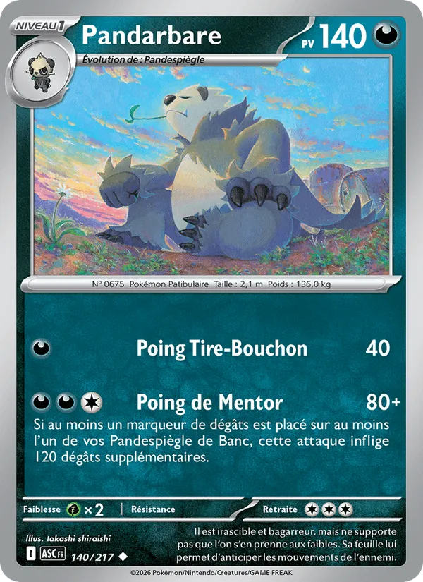 Pandarbare · Héros Transcendants 140/217