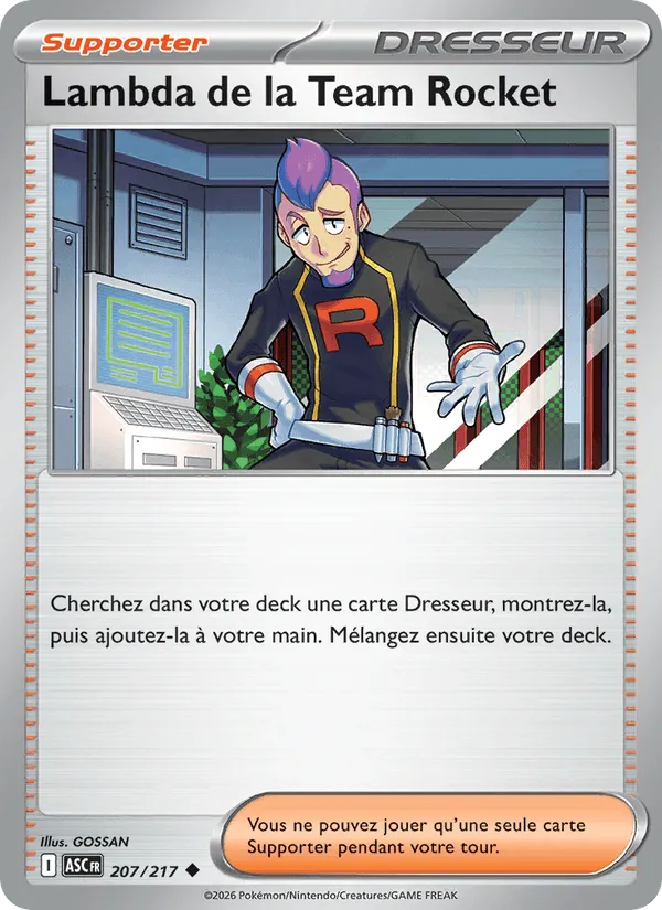 Lambda de la Team Rocket · Héros Transcendants 207/217