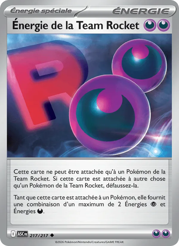 Énergie de la Team Rocket · Héros Transcendants 217/217