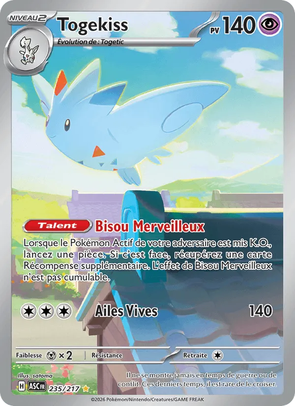 Togekiss · Héros Transcendants 235/217