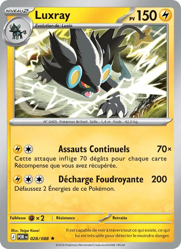 Luxray · Équilibre Parfait 028/88
