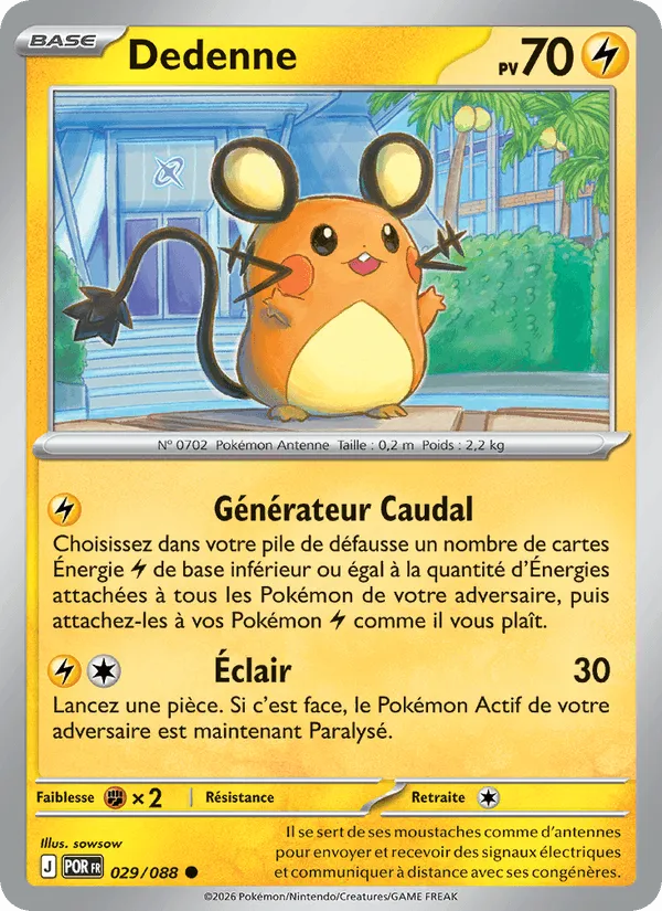 Dedenne · Équilibre Parfait 029/88