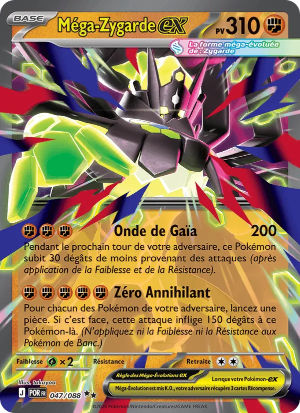 Méga-Zygarde-ex · Équilibre Parfait 047/88