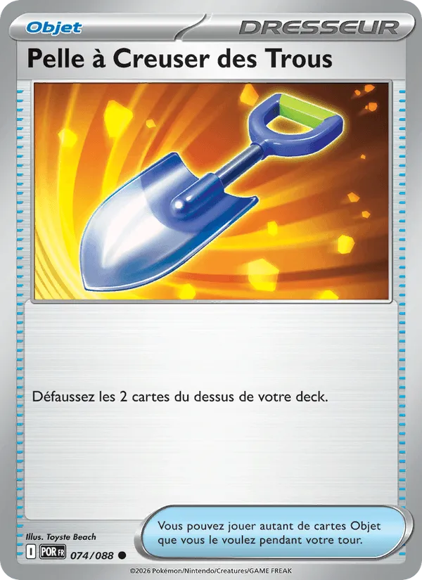 Pelle à Creuser des Trous · Équilibre Parfait 074/88