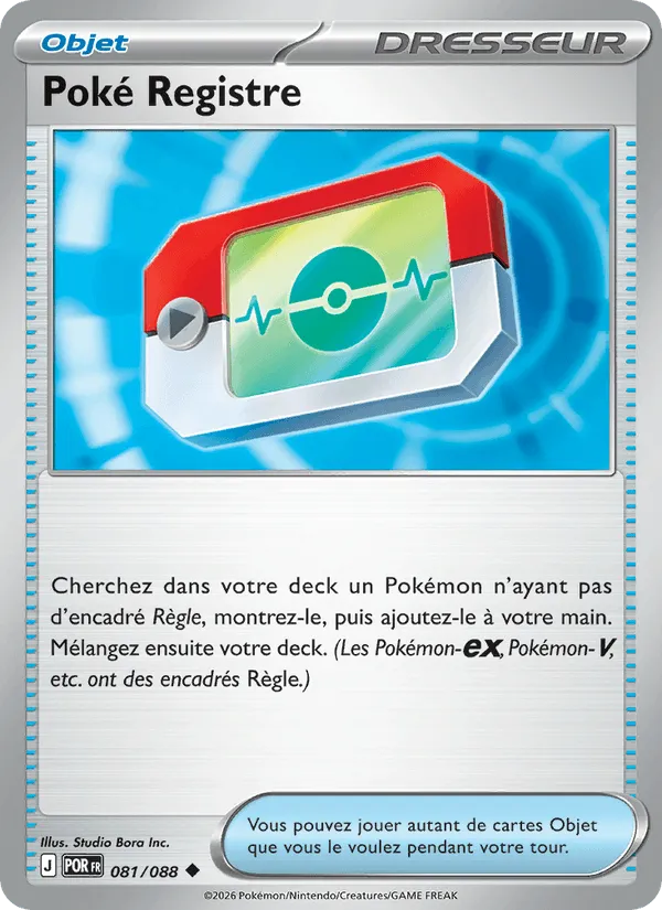 Poké Registre · Équilibre Parfait 081/88