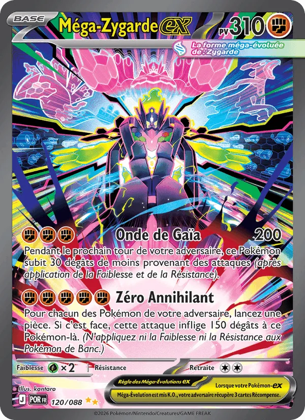 Méga-Zygarde-ex · Équilibre Parfait 120/88